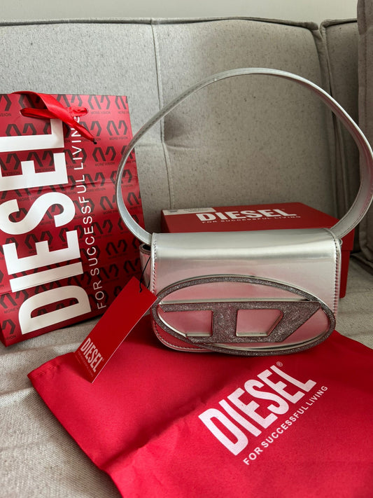 Diesel bag plateada
