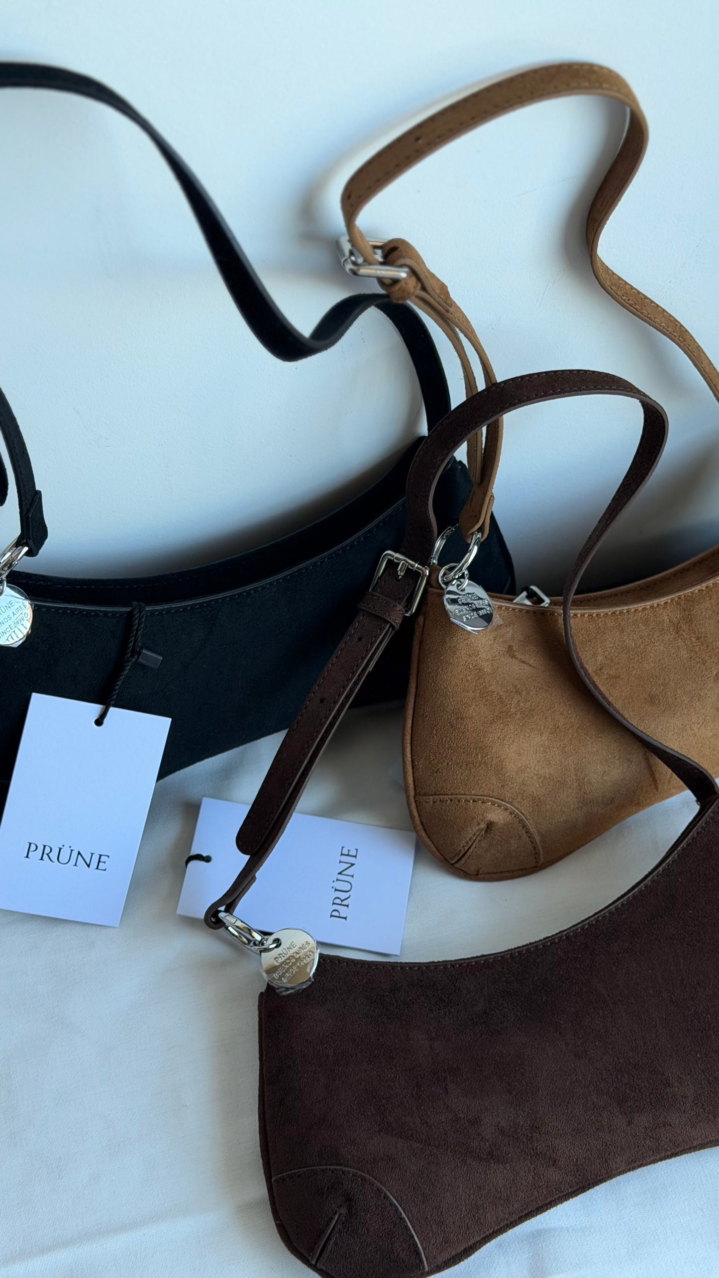 Mini bag Prüne gamuza