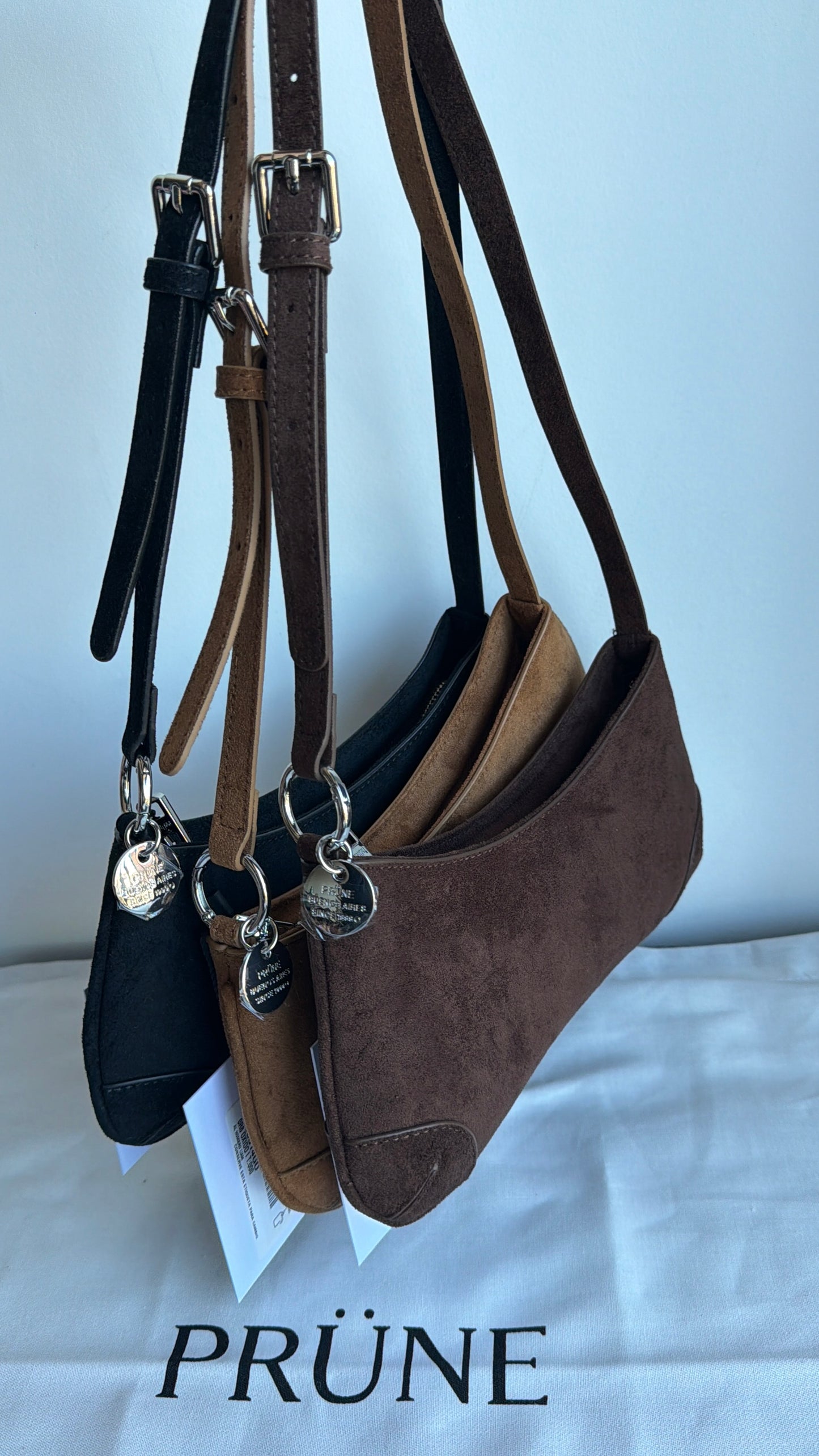 Mini bag Prüne gamuza