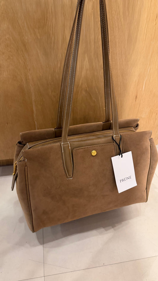 Mega bolso gamuza Prüne